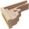 Ekena Millwork 4"W x 12"D x 8"H Classic Highland Rough Cedar Woodgrain TimberThane Corbel, Primed Tan CORUR04X12X08HLDRCPR - alternate 4